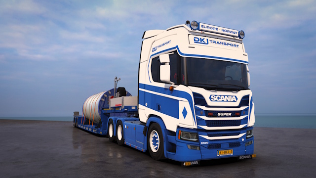 DKJ Transpor Scania & Schmitz Combo