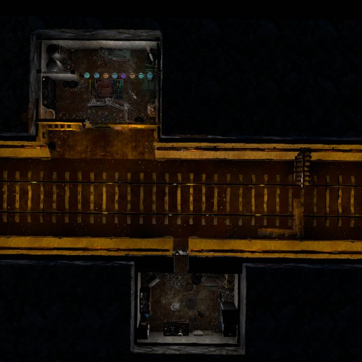 Metro Tunnels with rooms