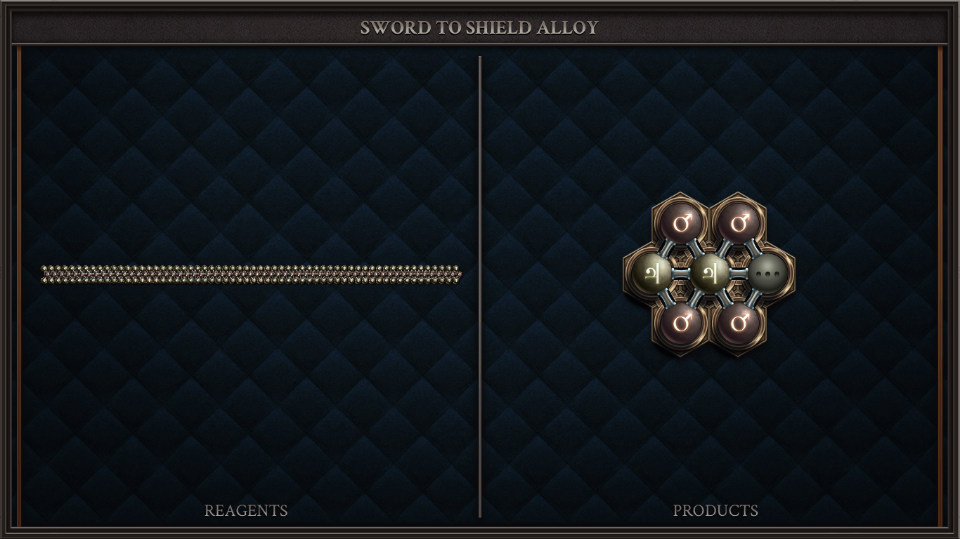 SWORD TO SHIELD ALLOY