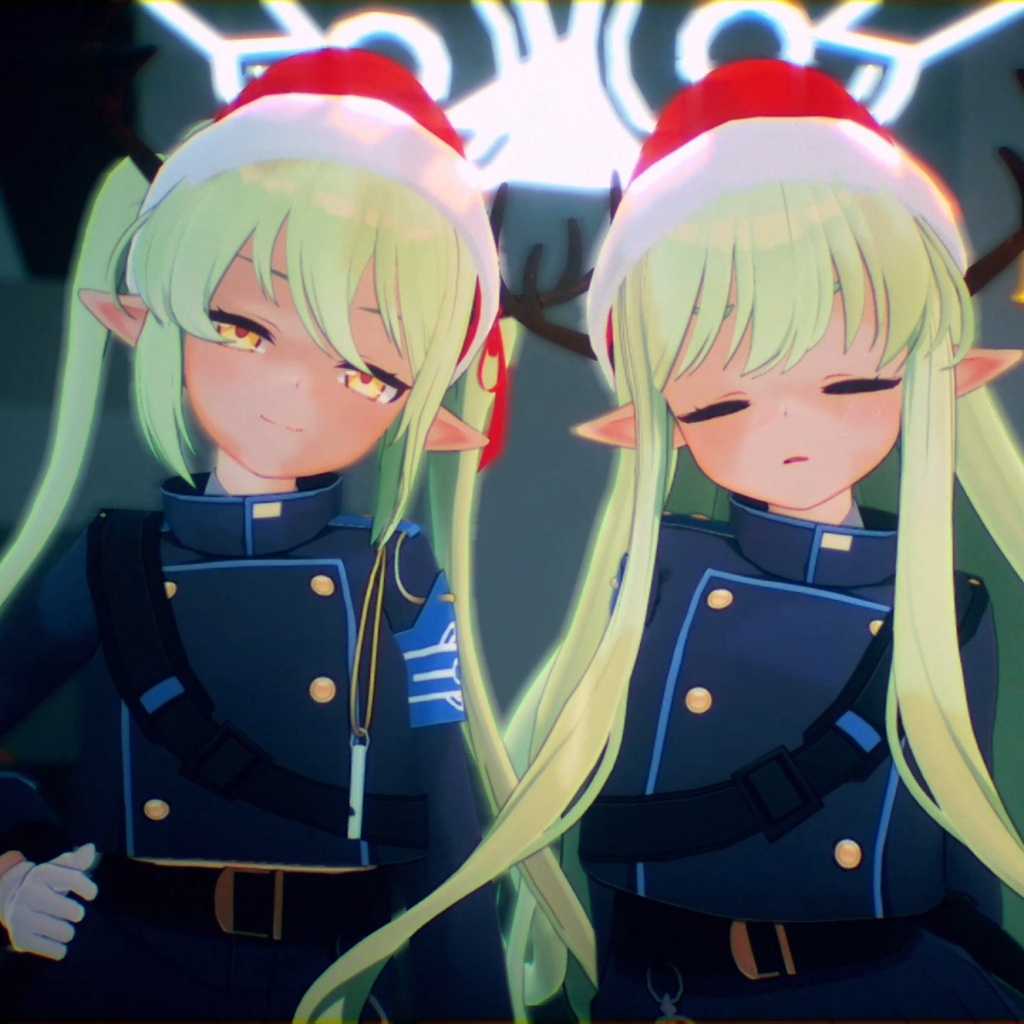 Zombie_alone 25.12 蔚藍檔案 橘光x橘望 シュポ〇〇とクリスマス