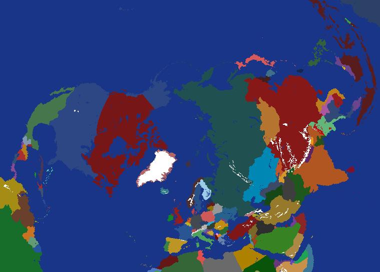 The Northern Hemisphere - 2025 Edit (Revolts, Flags, Nations, and Cities)