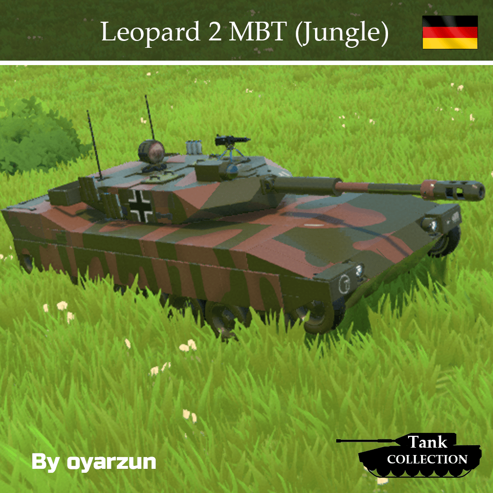 Leopard 2 MBT (Jungle Camo)