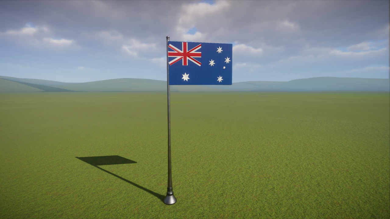 Australian Flag (in scale) by Haribo