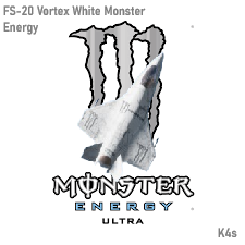 FS-20 Vortex | White Monster Energy Livery