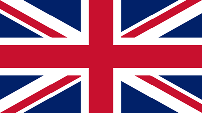 The flag of United Kingdom
