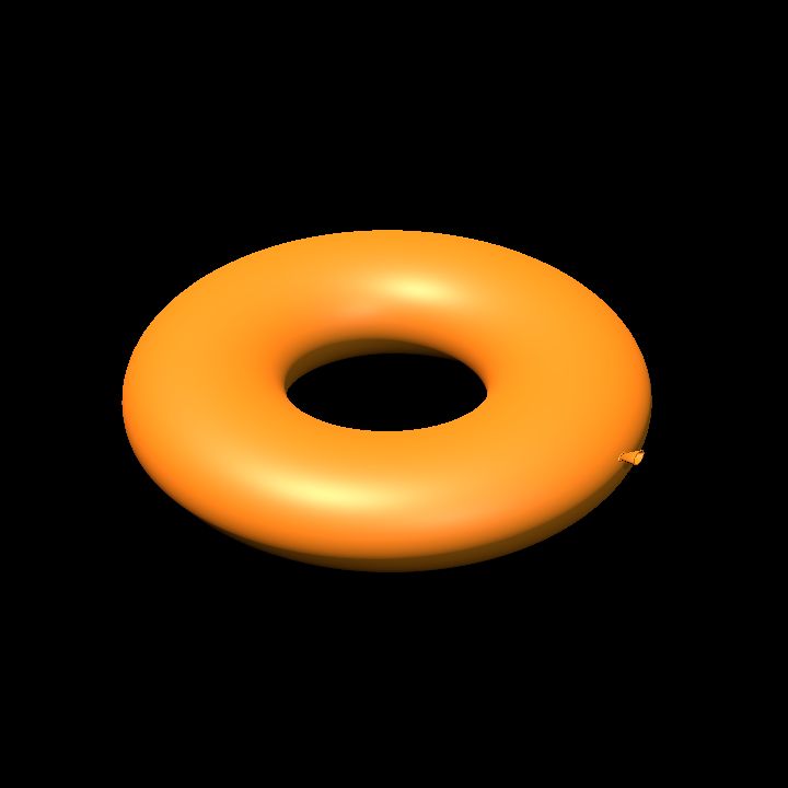 Rubber ring - orange