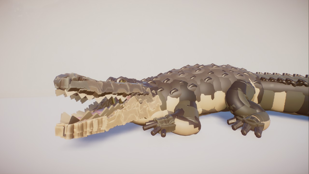 Saltwater Crocodile Statue