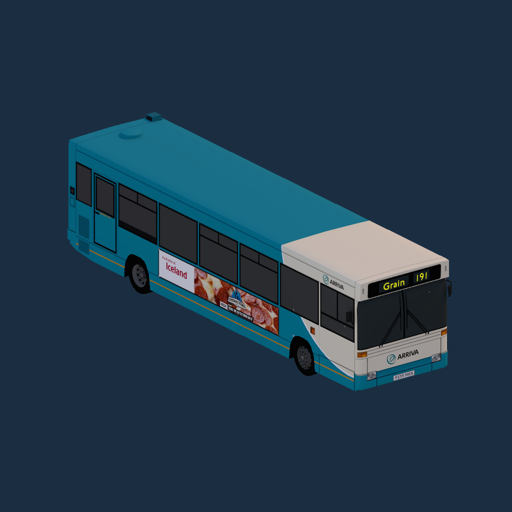 Dennis Dart SLF 10.7m Arriva Cotswold Stone Short Swoop (Ads)
