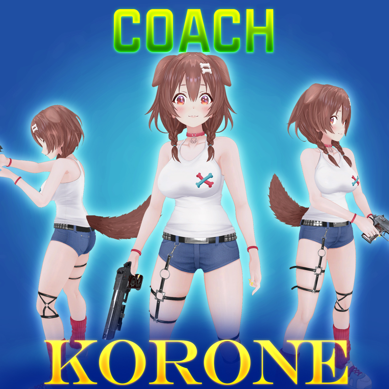 Hololive: Sporty Korone - Coach
