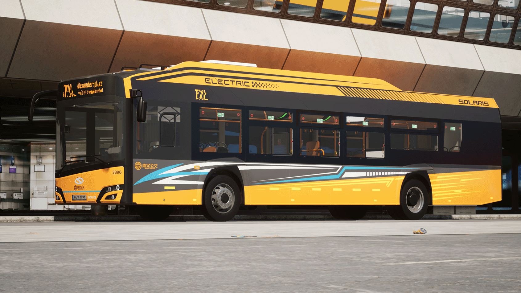 上海嘉定公交 中运量(SWD10)涂装 Solaris Urbino 12m2D(Shanghai Jiading Gongjiao Livery)