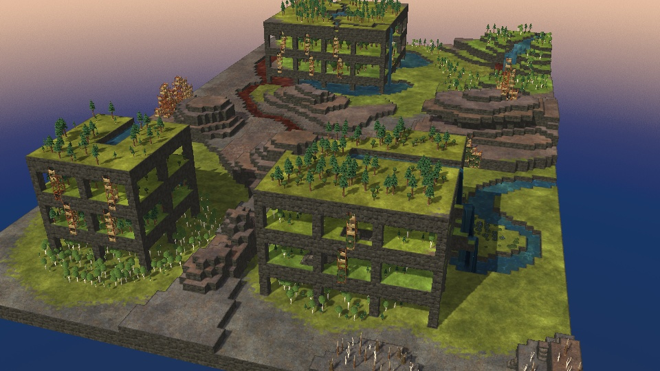 Build-A-Map 5 - Overgrown Parking Lots
