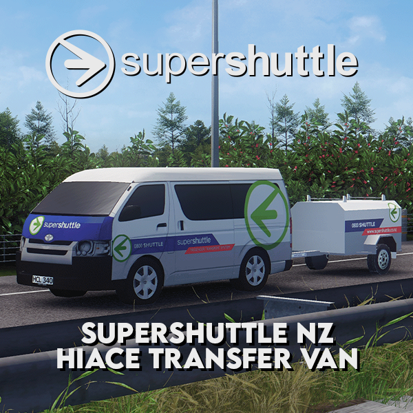 Super Shuttle NZ Toyota Hiace Taxi
