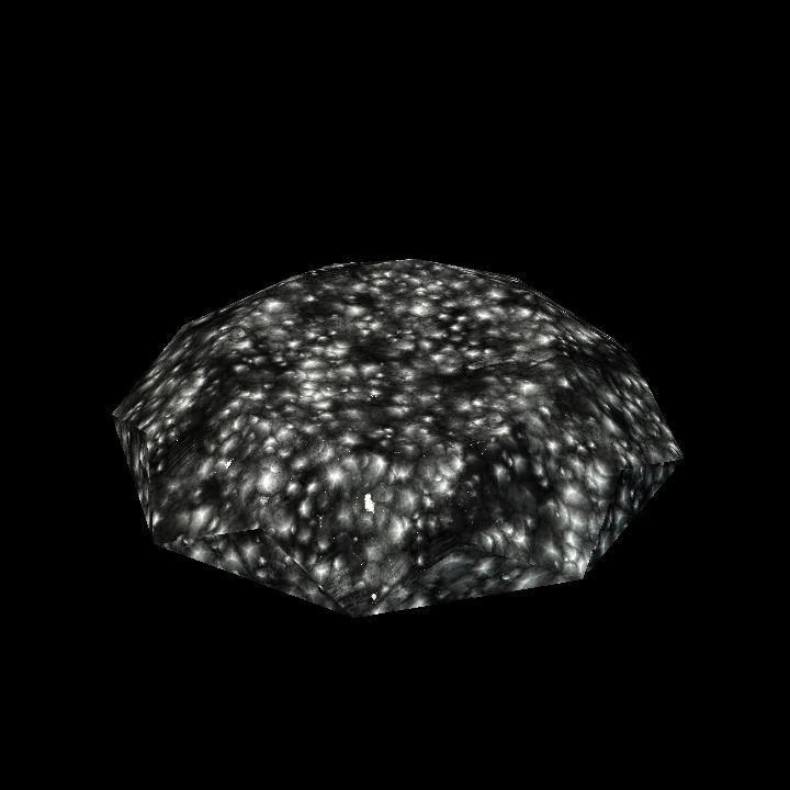 A glowing sigil stone D - blank