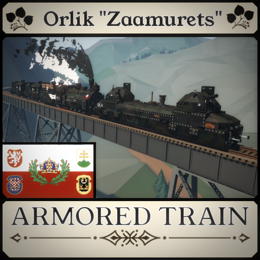 Zaamurets ''Orlik'' armored train (remastered)