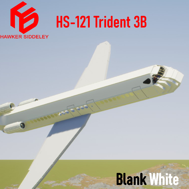 Softbody AIR LINER Hawker Siddeley HS-121-3B Trident [REFRESH]