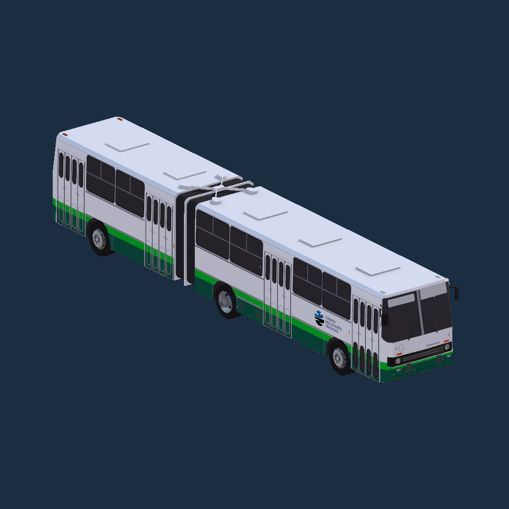 Ikarus 280.02. SZKT Zöldes festés