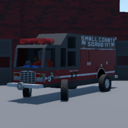 1991 SME Flameshield | Small County Fire Dept. | Squad 117 "Ghost Squad"