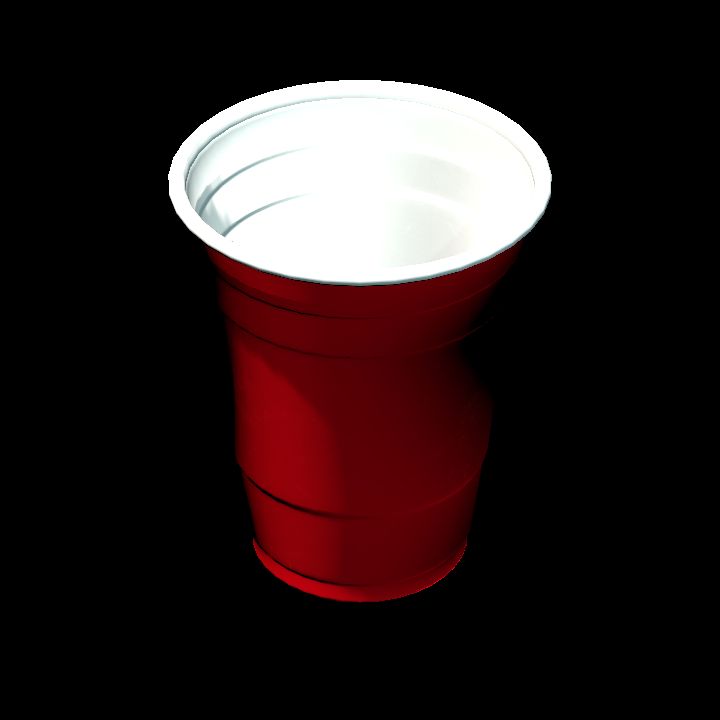 Cup, Red Party (Upright)