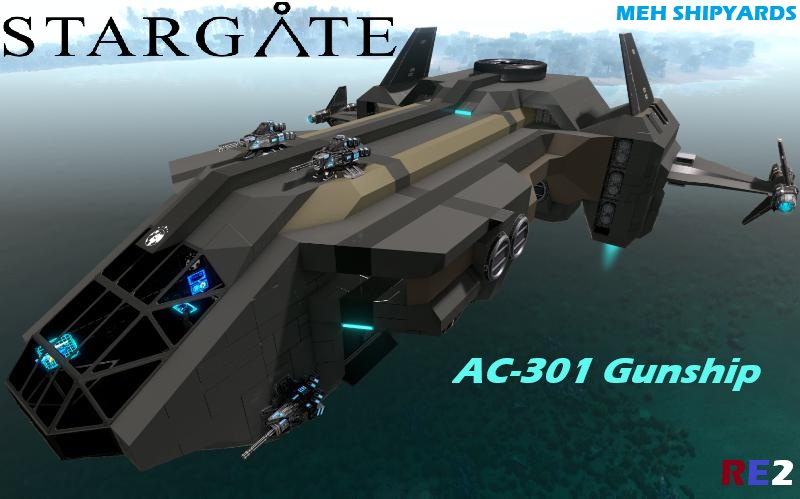 Stargate AC-301 Gunship - RE2