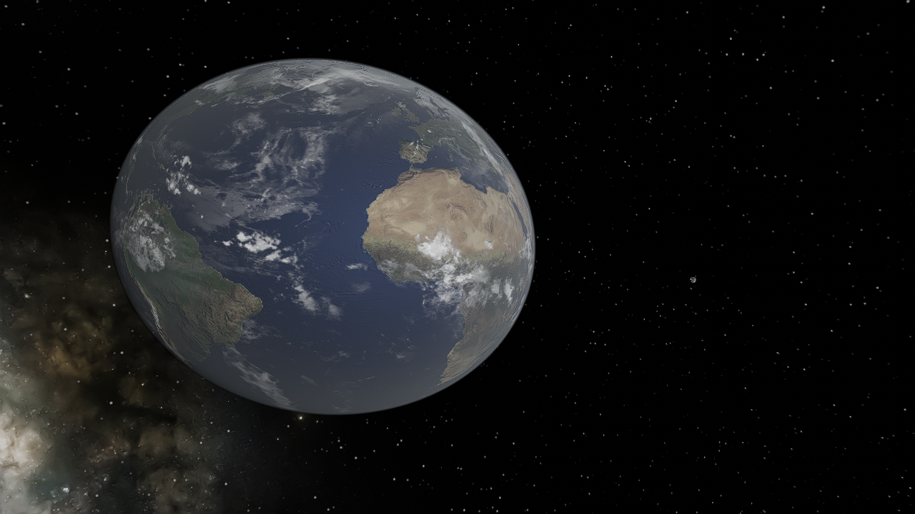 Earth and moon max