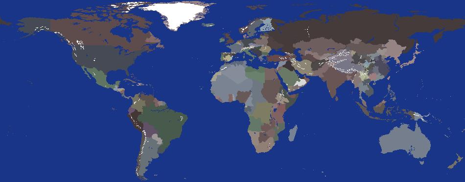 World Map 1936 - Revamped