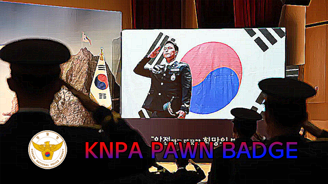 Pawn Badge - Korean Police