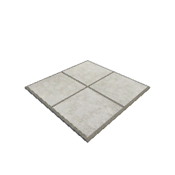 10in Concrete Paver Paving Surface - 50cm x 50cm - Center