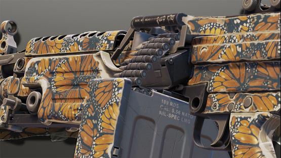 M249 | Paper Collage (Monarch)
