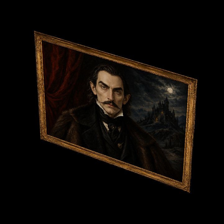 Painting, Dracula (Blending In) {2D}