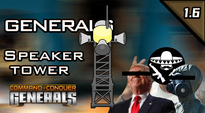 GENERALS:Speaker tower mod preview for RimWorld