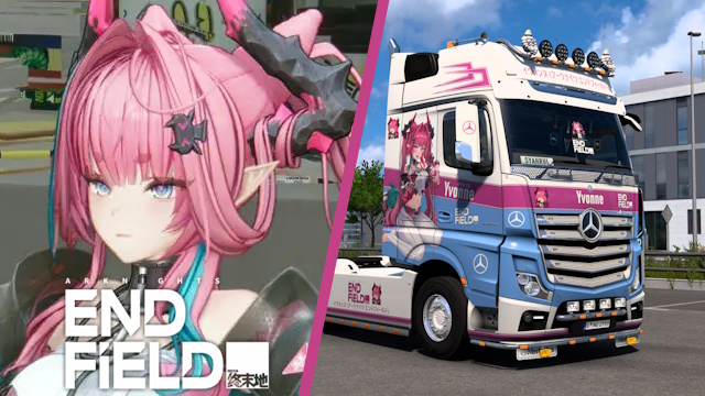 Mercedes Actros MP4 Yvonne - Arknights: Endfield Skin