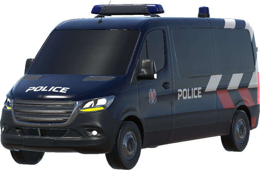 SPF Police Van