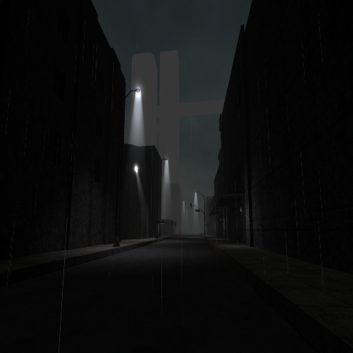 Isolated city's street preview