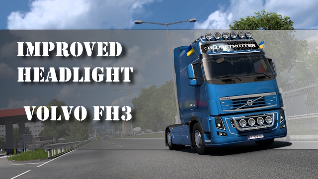 Improved headlight for Volvo FH3