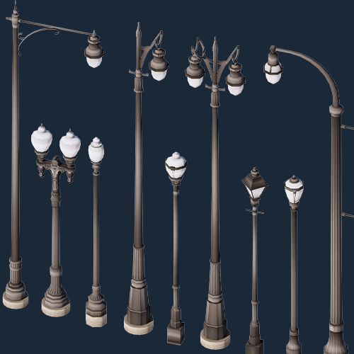 US Street Lamp Pack