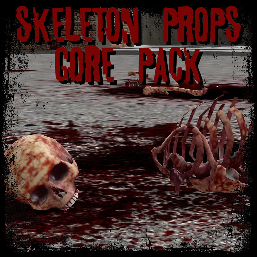 Skeleton Props for Zippy's Gore Mod