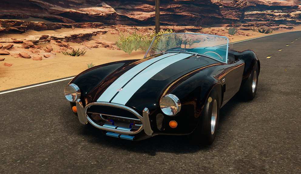 [Livery] Shelby Cobra Cyan Stripes