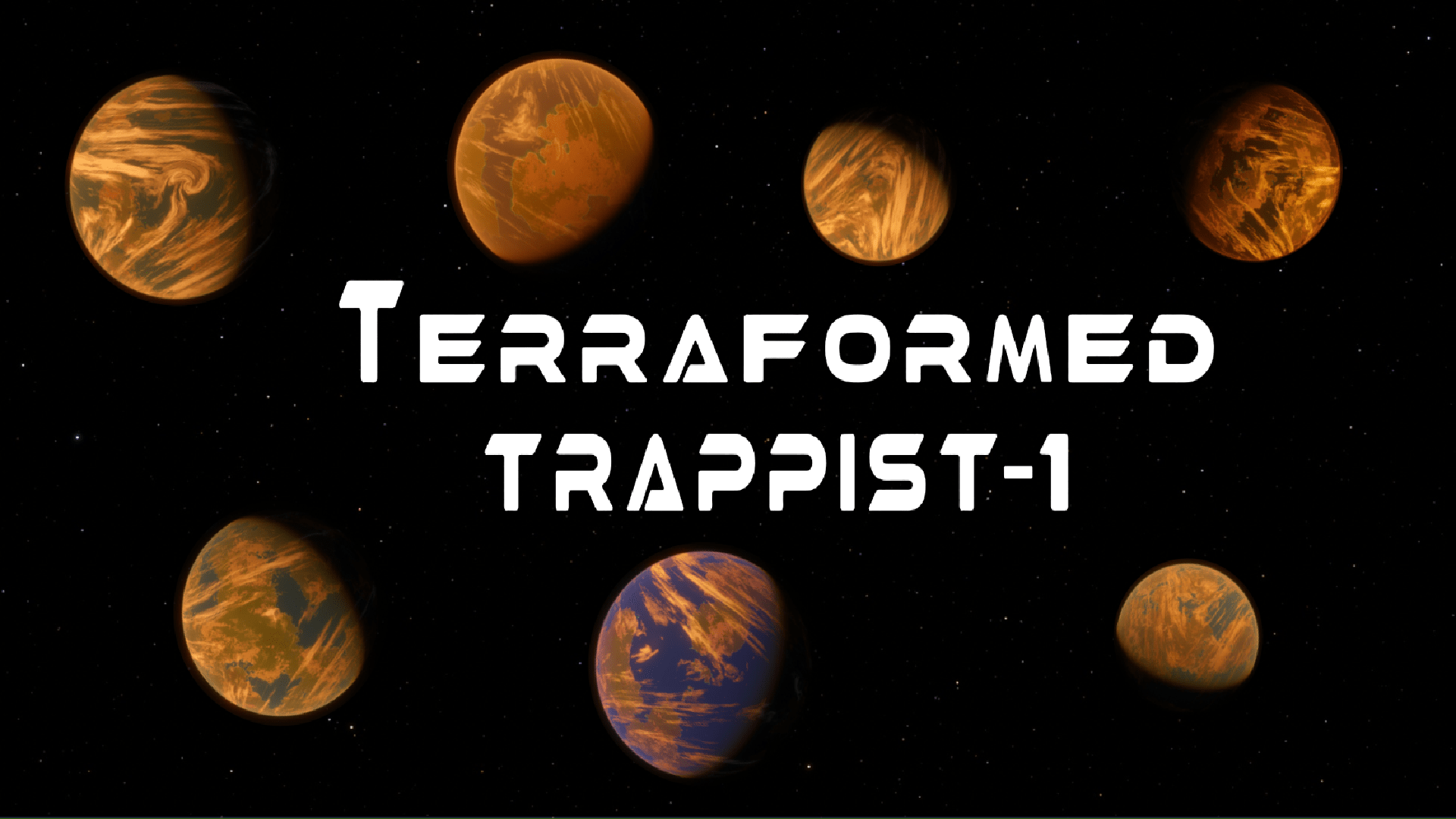 Terraformed TRAPPIST-1