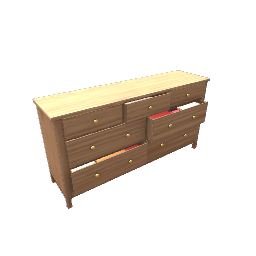 Messy Open Dresser- V1