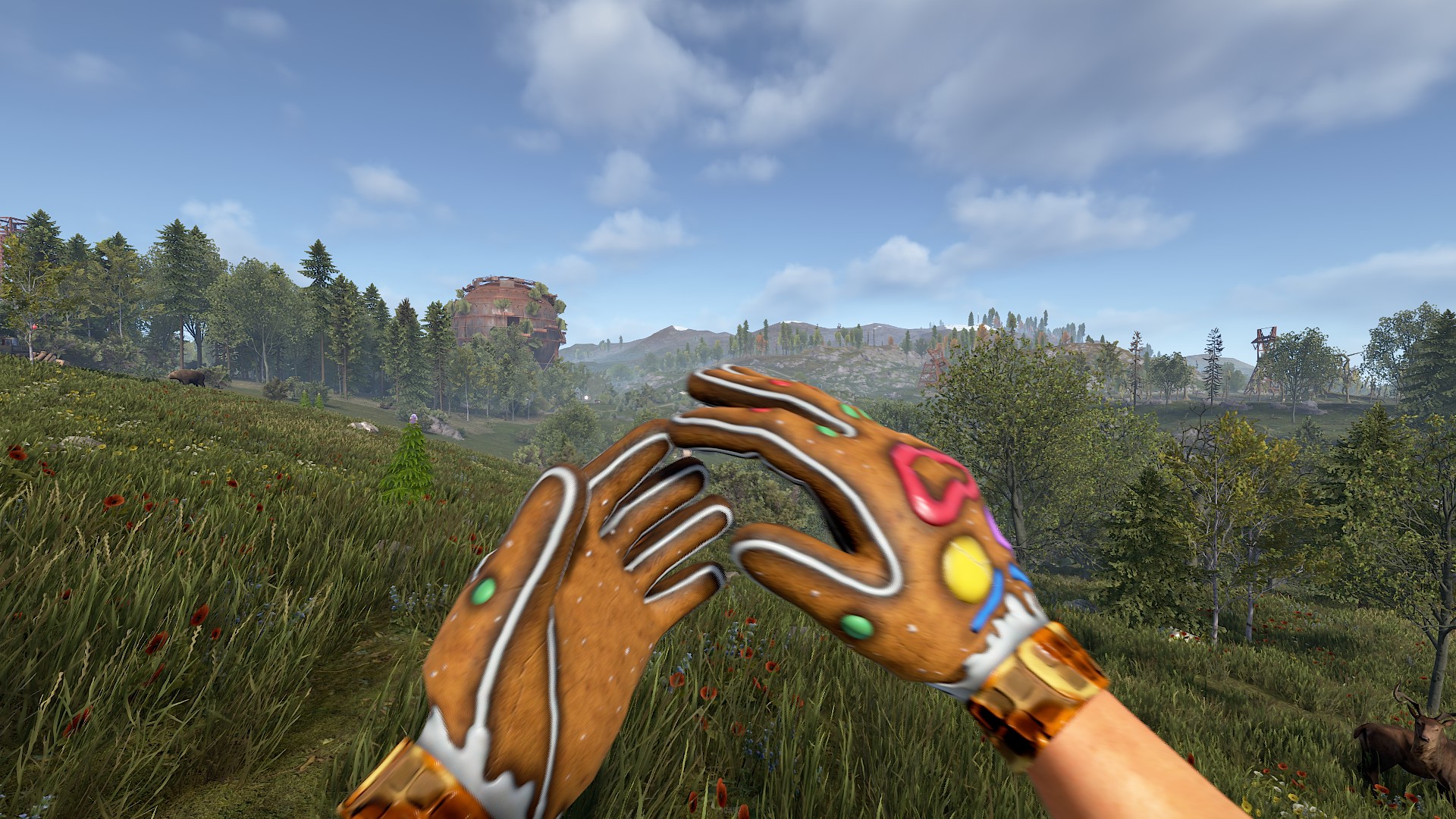 Gingerbread Tactical Gloves