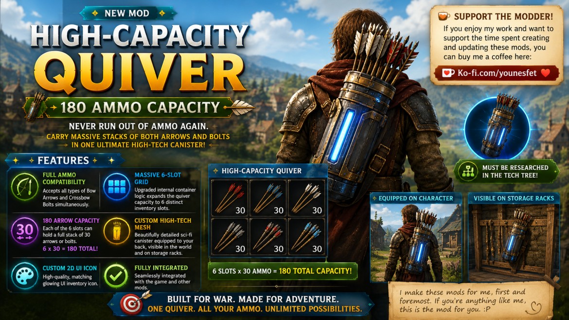 High-Capacity Quiver (180 Ammo)
