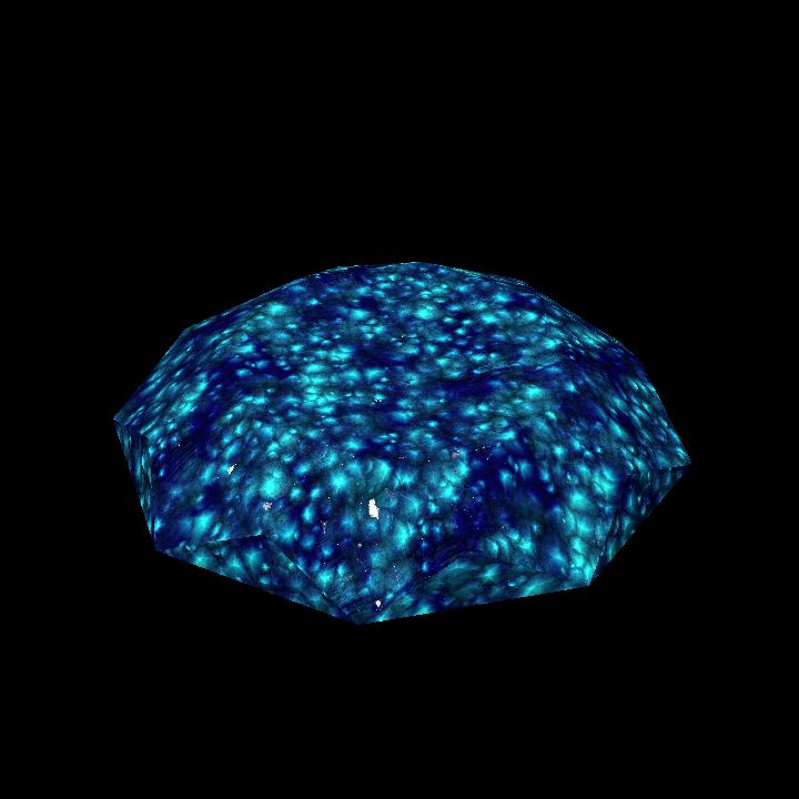 A glowing sigil stone C - blank