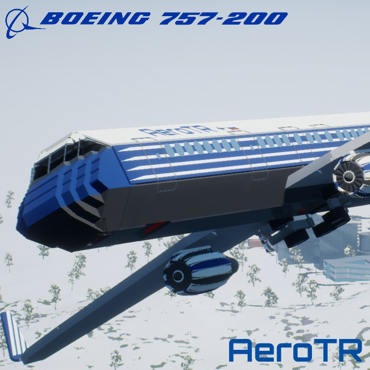 Softbody AIR LINER Boeing 757-200 AeroTR Airlines