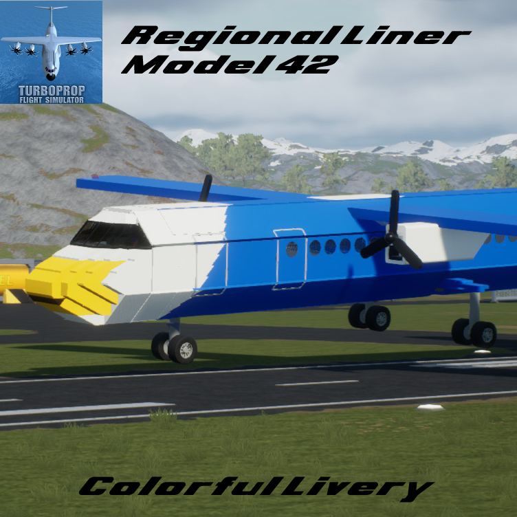 Softbody AIR LINER RL-42 Colorful Livery