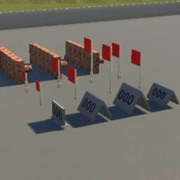 Low Brick Demolition Derby Parts Pack