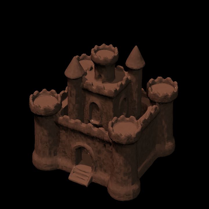 Chocolate castle