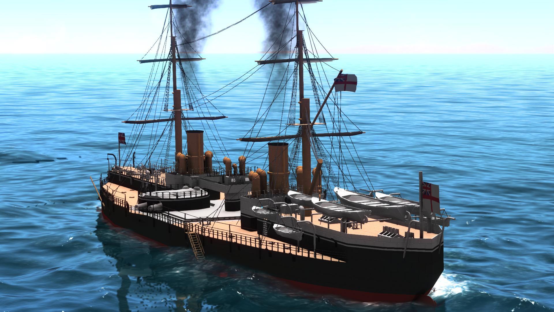 HMS Inflexible 1876 Remastered