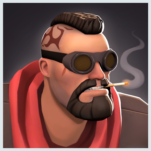 Furious Mohawk - Style 1: Paintable Flames