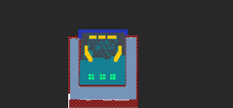 a nuclear power plant that produces energy