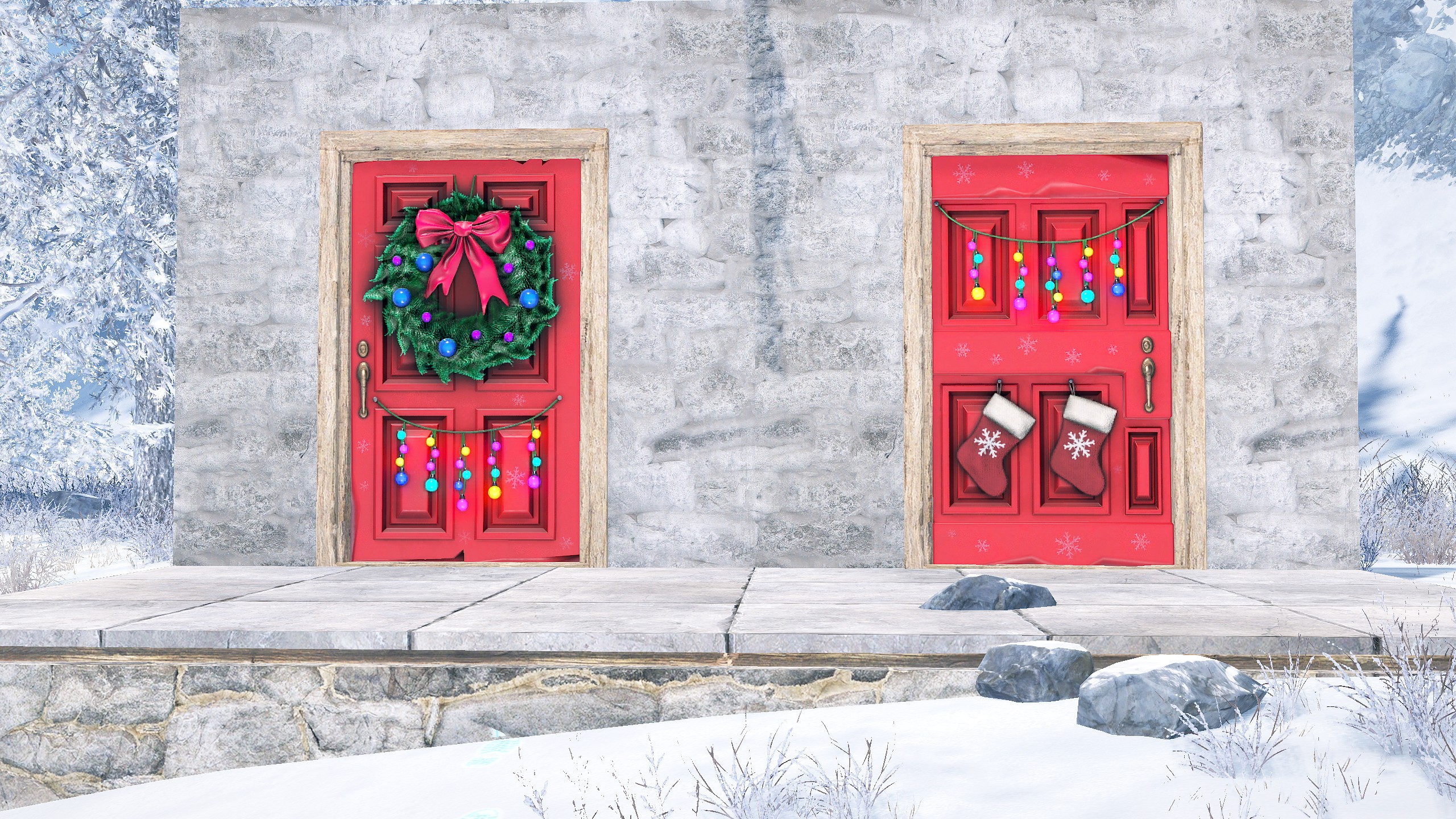 Christmas Wooden Door thumbnail 8